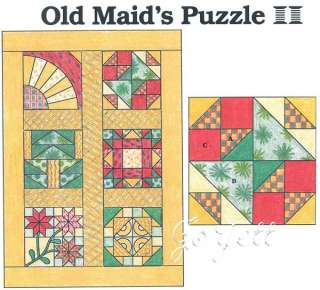   Maids Puzzle Quilt Block & Cutting Board quilting pattern & templates