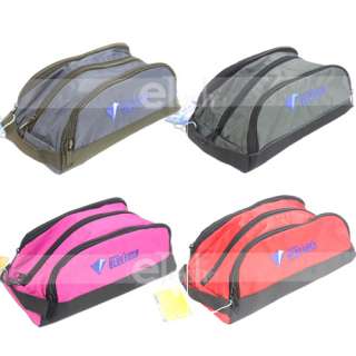 New Dot Zipper Cosmetic Storage Make up Bag Handle Train Case Purse 