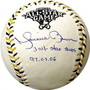   Baseball with 3 All Star Saves 97 05 06 Inscription LE of 42