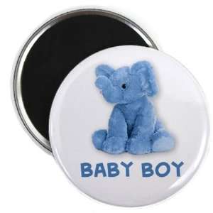  BABY BOY BLUE ELEPHANT Newborn Gift 2.25 inch Fridge 