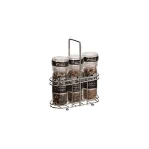 Cape Herb Chrome 3 Spice Caddy (Economy Case Pack) (Pack of 1)  