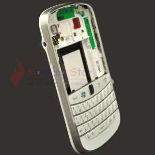 Original Full Housing Cover Keyboard For Blackberry BOLD 9900 White 