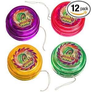 Ausome Candy Funky Flashing YoYo, 0.5 Ounce Package (Pack of 12 
