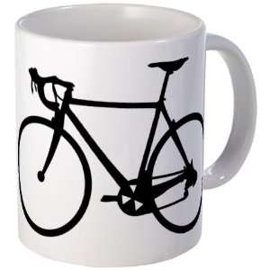 Racer Bicycle black Bicycle Mug by   Kitchen 
