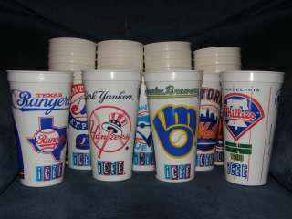 Pick Your Team Vintage 1990s MLB Icee Plastic Cups  