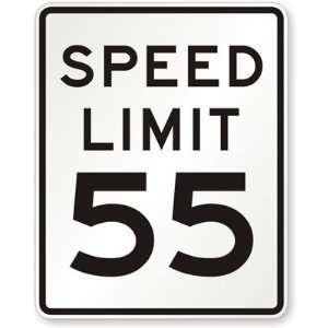  Speed Limit 55 MPH Diamond Grade, 24 x 18 Office 