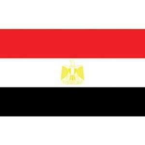  Egypt Flag 2ft x 3ft Patio, Lawn & Garden