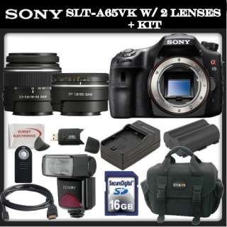  DT 18 55mm lens   Sony 50mm f/1.8 DT AF Lens   SSE Package Wireless 