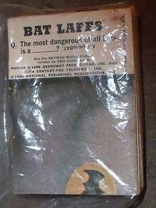 VINTAGE 1966 BATMAN RARE BAT LAFFS ALMOST COMPLETE SET  