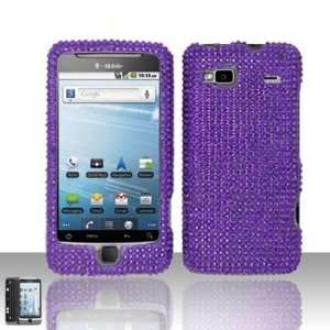  HTC T Mobile G2 , Purple Diamond Protector Case 