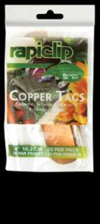   inch Copper Hanging Plant Labels / Tags / Markers 035307008831  
