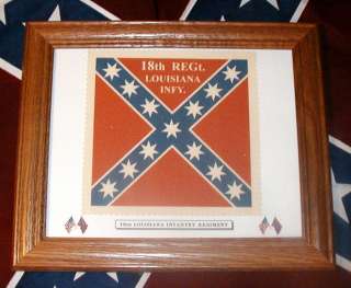   Confederate Flag, Civil War Flag, 18th Louisiana Infantry Flag  