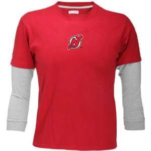  New Jersey Devils Youth Layered Long Sleeve Danger Tee 