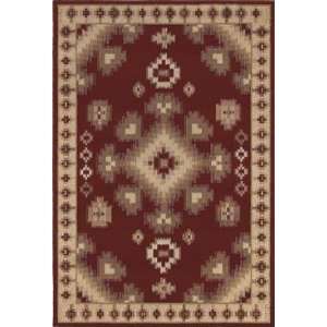  Shaw   Concepts   Taos Area Rug   53 x 710   Red