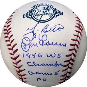   Autographed Baseball with 56 Champs PG Inscriptions