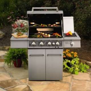   Burner Dual Energy Outdoor Gas Grill w/ LED Backlit Control Panel