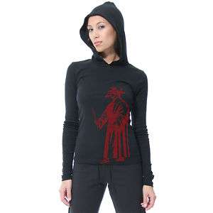 Plague Doctor   American Apparel Fitted Hoodie  