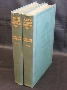 Ralph Waldo Emerson   THE COMPLETE WRITINGS   2 Vols 1929 Wm. H. Wise 