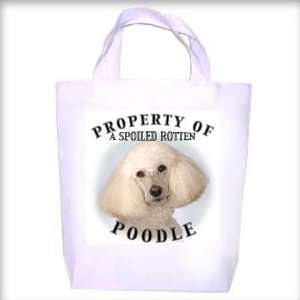  Poodle CREAM Property Shopping   Dog Toy   Tote Bag Patio 