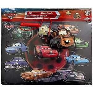  Disney Pixar Cars 3D Magnetic Wood Puzzle Toys & Games