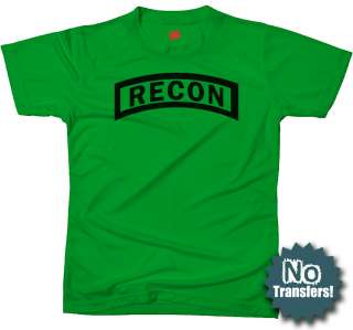 RECON US RANGER ARMY RECCE MILITARY SCOUT NEW T SHIRT  