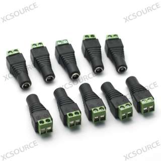 10x 2.1x5.5mm DC Power Female Plug Jack Adapter Connector Socket for 
