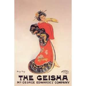  Geisha Mr. George Edwardes Company by Unknown 12x18 