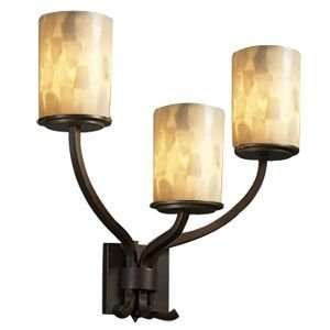  Alabaster Rocks Sonoma 3 Light Wall Sconce by Justice 