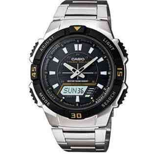 Casio Tough Solar Ana Digi Watch Solar Powered 100M WR World Time Dual 
