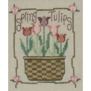  Spring Tulips   Cross Stitch Pattern Arts, Crafts 