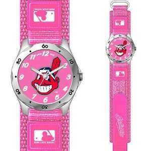 Cleveland Indians MLB Girls Future Star Series Watch (Pink)  