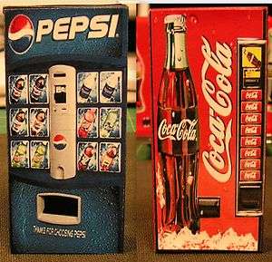 Two Soda Vending Machine 124 G Scale Diorama miniature  