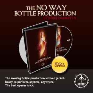 Magic DVD THE NO WAY BOTTLE PRODUCTION by Inaki Zabaletta  Toys 