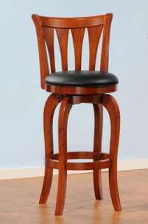 Shapel Oak Finish Swivel Pub Chair Bar Stool by Homelegance 1134 29s 