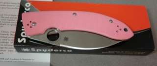 Spyderco Limited Edition Lum Chinese Pink Knife C143GPNP  