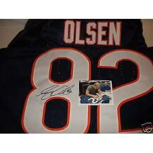  Greg Olsen Autographed Jersey