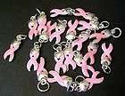 Wholesale Pink Ribbon Charms Breast Cancer Awareness 20