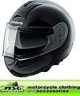 schuberth c3 flip motorcycle helmet gloss black large 