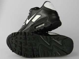 NIKE AIR MAX 90 GS NEW Boys Girls Youth Black White Shoes Size 4.5Y 