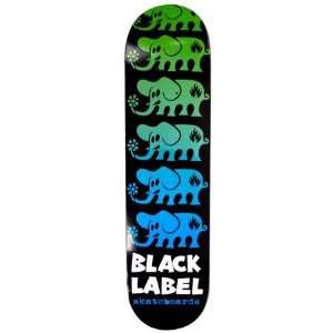 Black Label Run Off Skateboard Deck   7.75 in. x 31.5 in.  