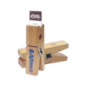  Jumbo clothespin made of natural hardwood with a 