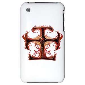  iPhone 3G Hard Case Chopper Cross With Flames Everything 