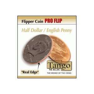   Flipper Coin Pro Flip Half Dollar/English Penny by Tango Toys & Games