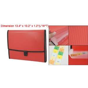   Texture Briefcase 13 Slot Document Organizer Holder