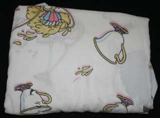 Disney Beauty & the Beast Fitted Twin Sheet Fabric HCTS  