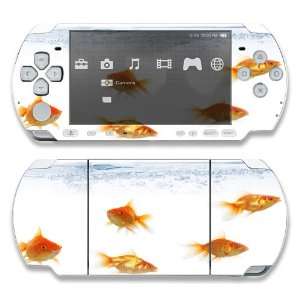    Sony PSP 1000 Skin Decal Sticker  Frisky Gold Fish 