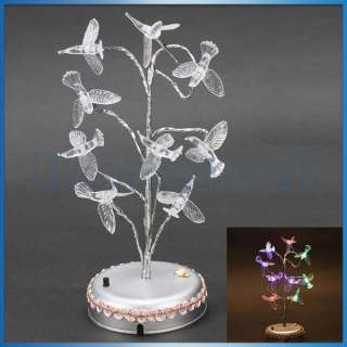 LED Artificial Tree/Flower/Plants Bonsai Light Ornament Lamp Home 