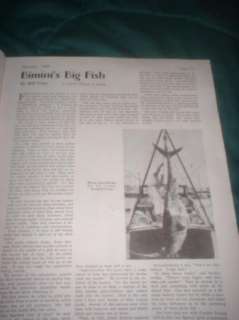 NICE JAN 1935 HUNTING & FISHING MAG WILLIAM EATON COVER  