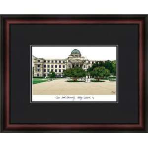  Texas A&M University Campus Lithograph Picture
