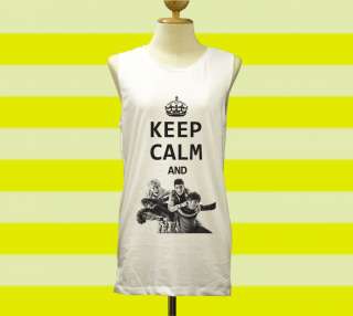 KEEP CALM Love ONE DIRECTION UK 1D Womens Tank Top Mini Dress Printed 